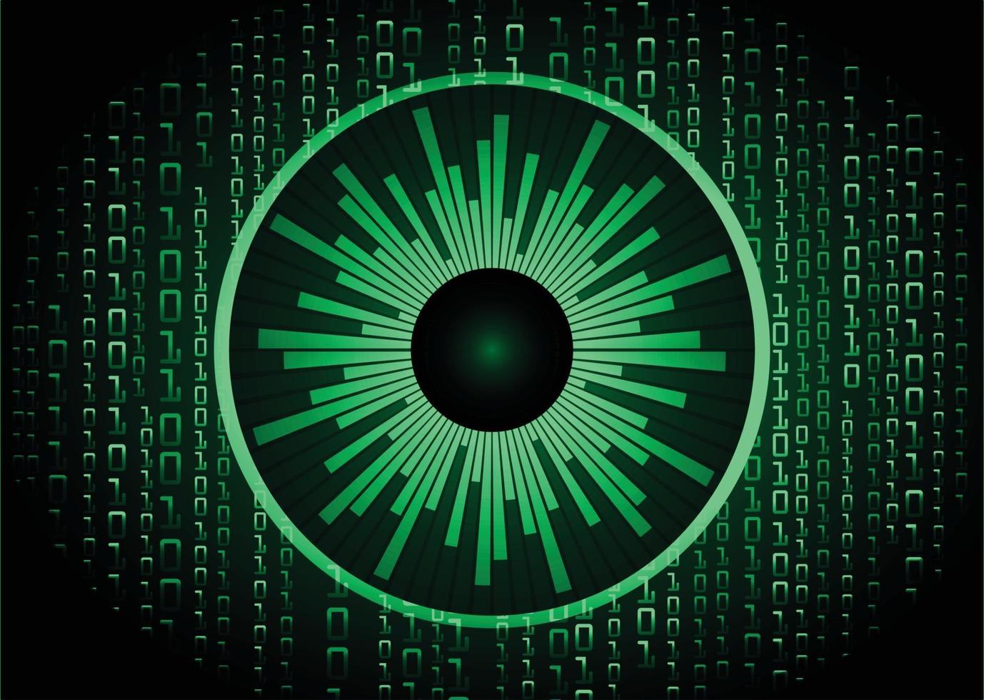 cyber eye circuit future technology concept background vector
