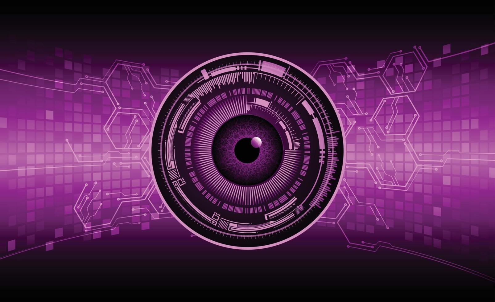 cyber eye circuit future technology concept background vector