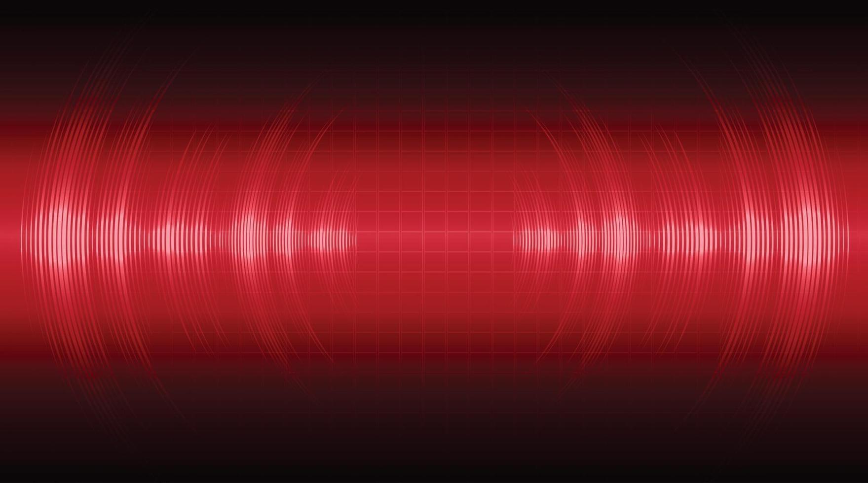Sound waves oscillating dark light vector