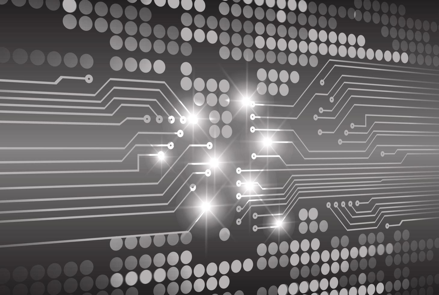 cyber circuit future technology concept background vector