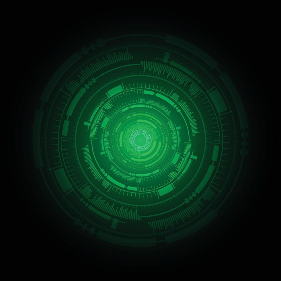 eye cyber circuit future technology concept background vector