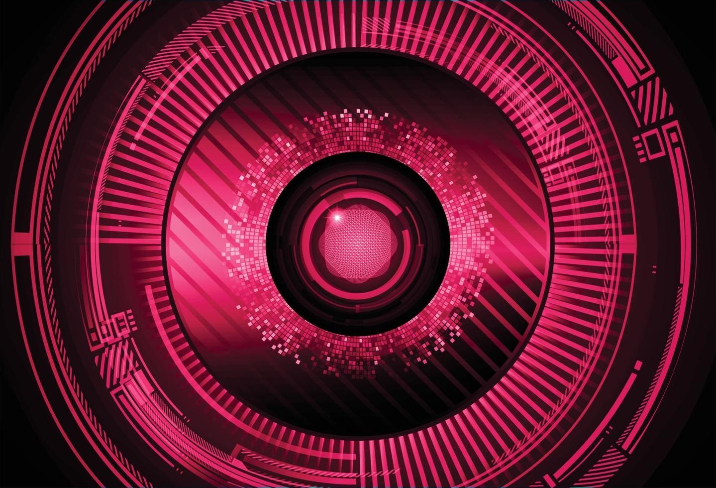 eye cyber circuit future technology concept background vector