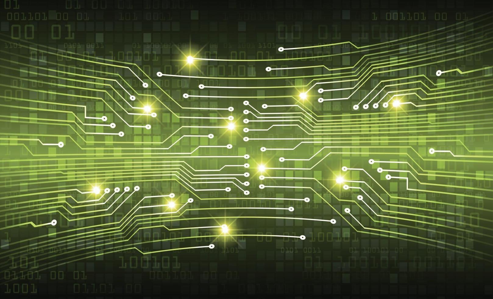 Fondo de concepto de tecnología futura de circuito cibernético vector