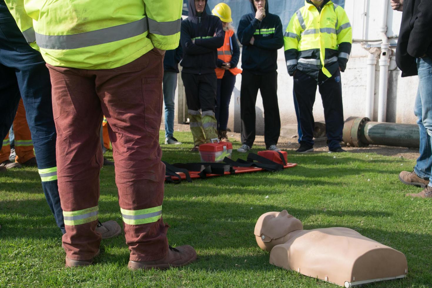 Training in CPR photo