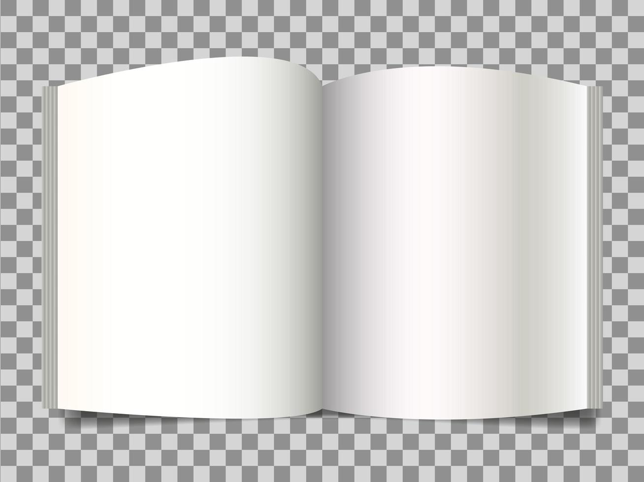 corporate identity branding mockup, mockup with book open vector