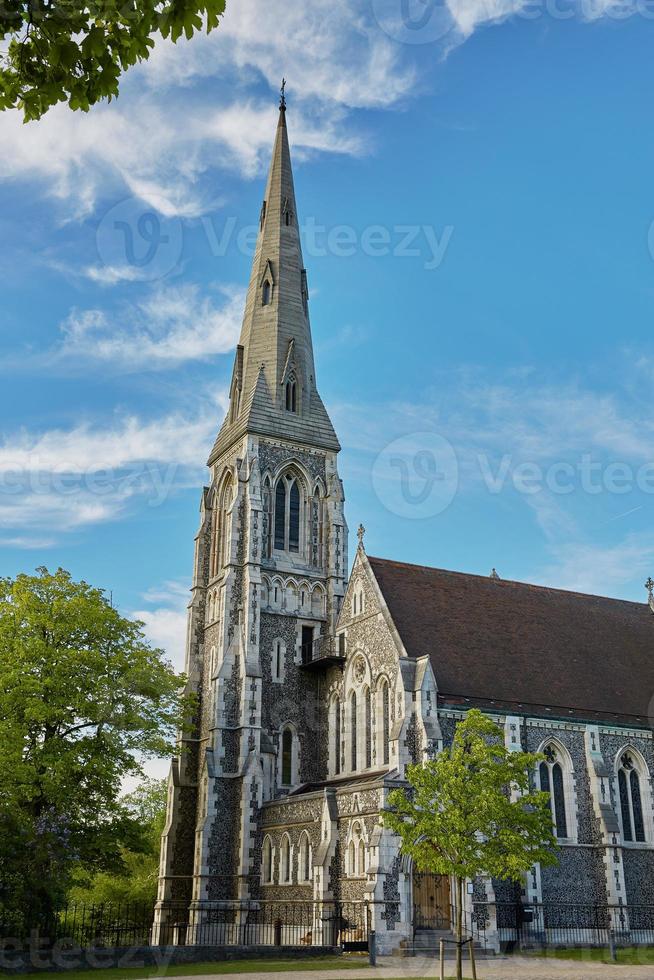 Iglesia de St Albans en Copenhague, Dinamarca foto