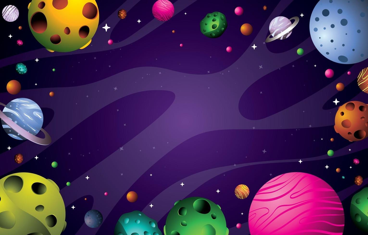 Space Background Concept vector