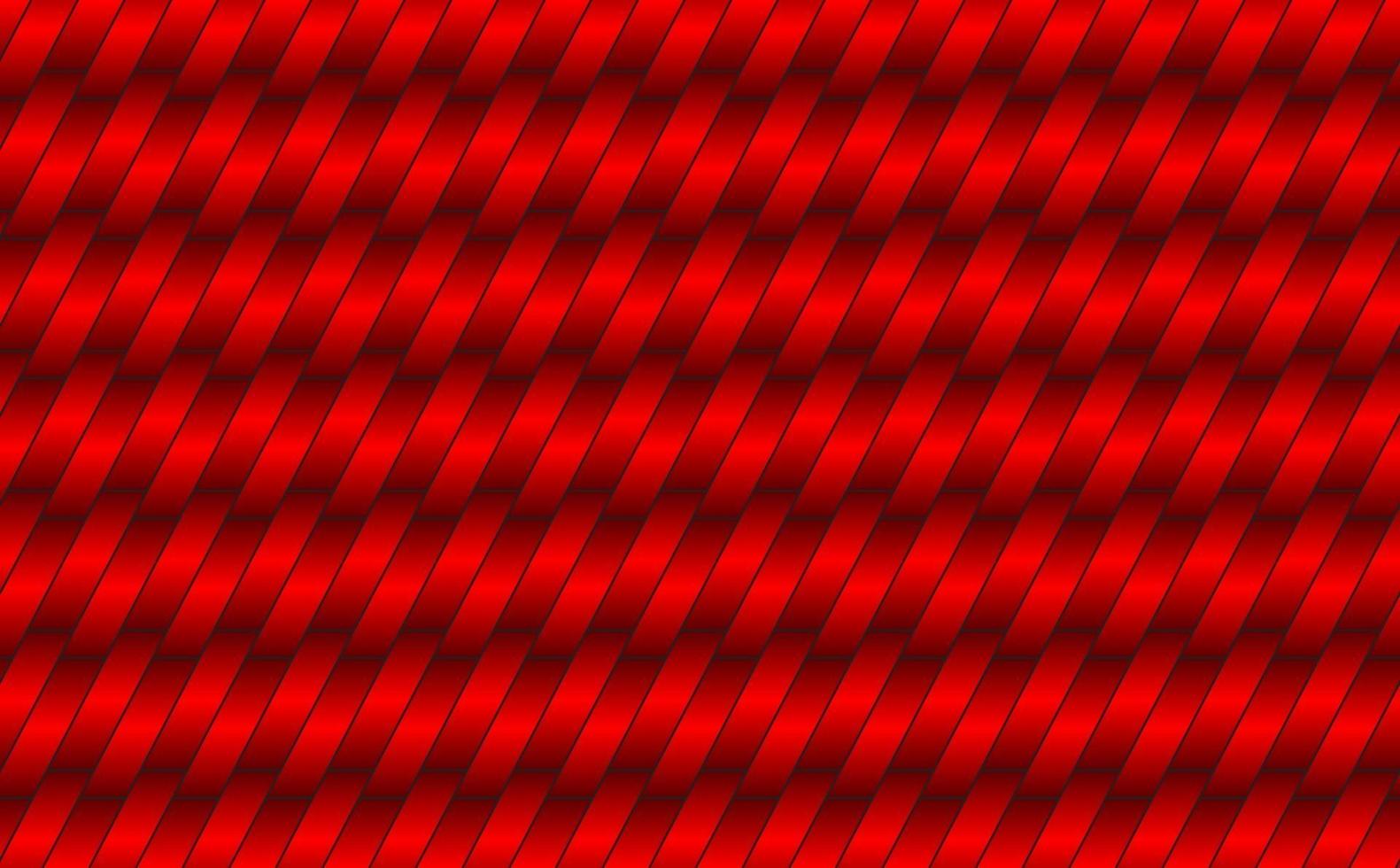 Fondo de vector geométrico abstracto con gradientes rojos. ilustración moderna simple de acero inoxidable