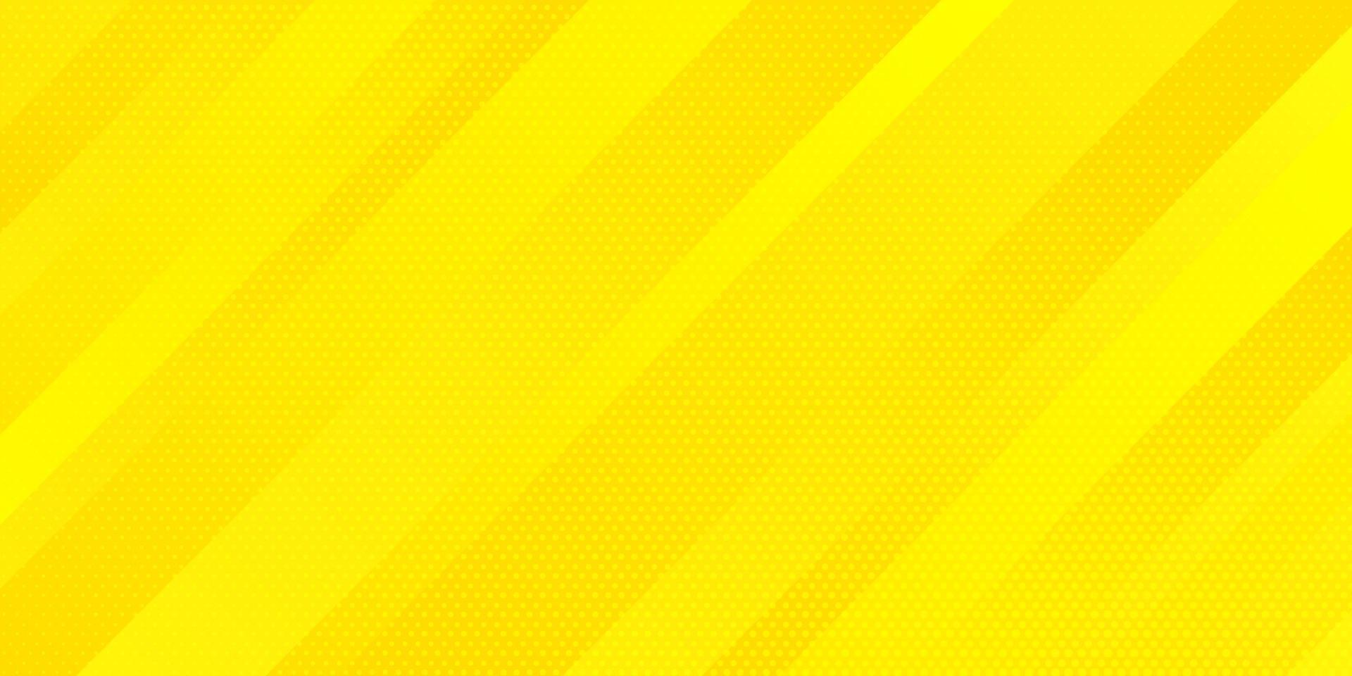 patrón geométrico minimalista textura elegante moderna. Resumen de color amarillo brillante degradado y textura de puntos estilo de semitono con líneas oblicuas rayas de fondo. ilustración vectorial vector