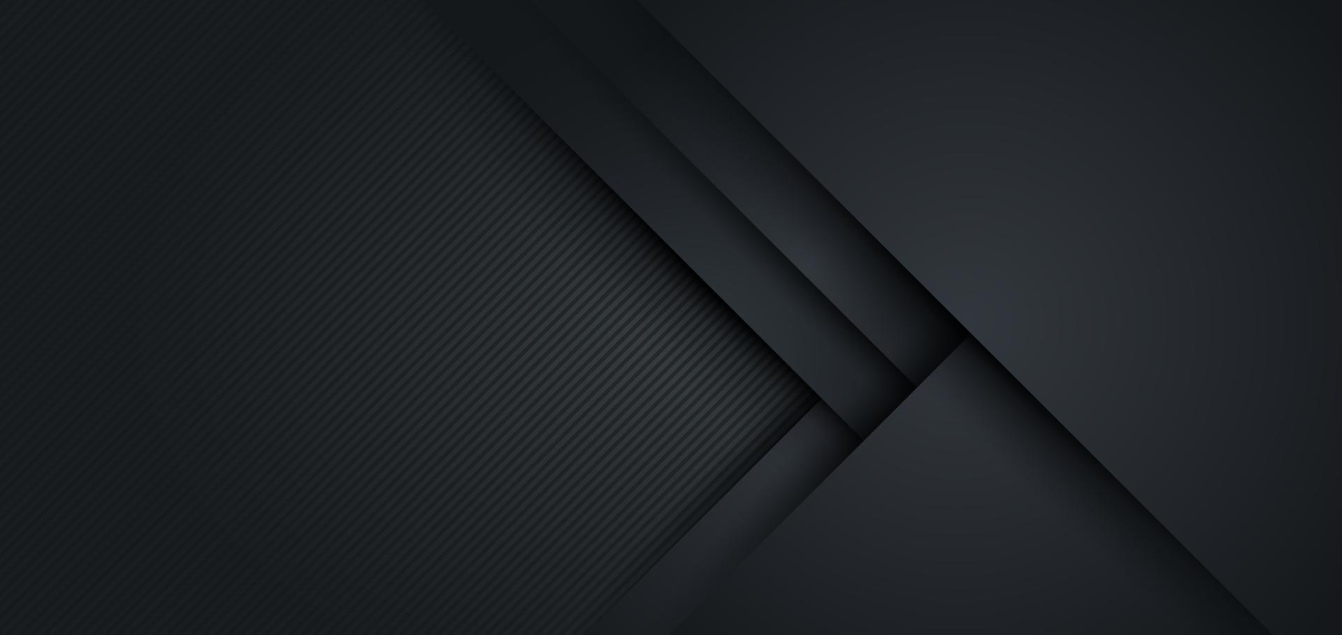 Fondo de forma geométrica negra abstracta con textura de línea diagonal. diseño para presentación, banner, portada, web, flyer, tarjeta, cartel, juego, textura, diapositiva y powerpoint. ilustración vectorial vector