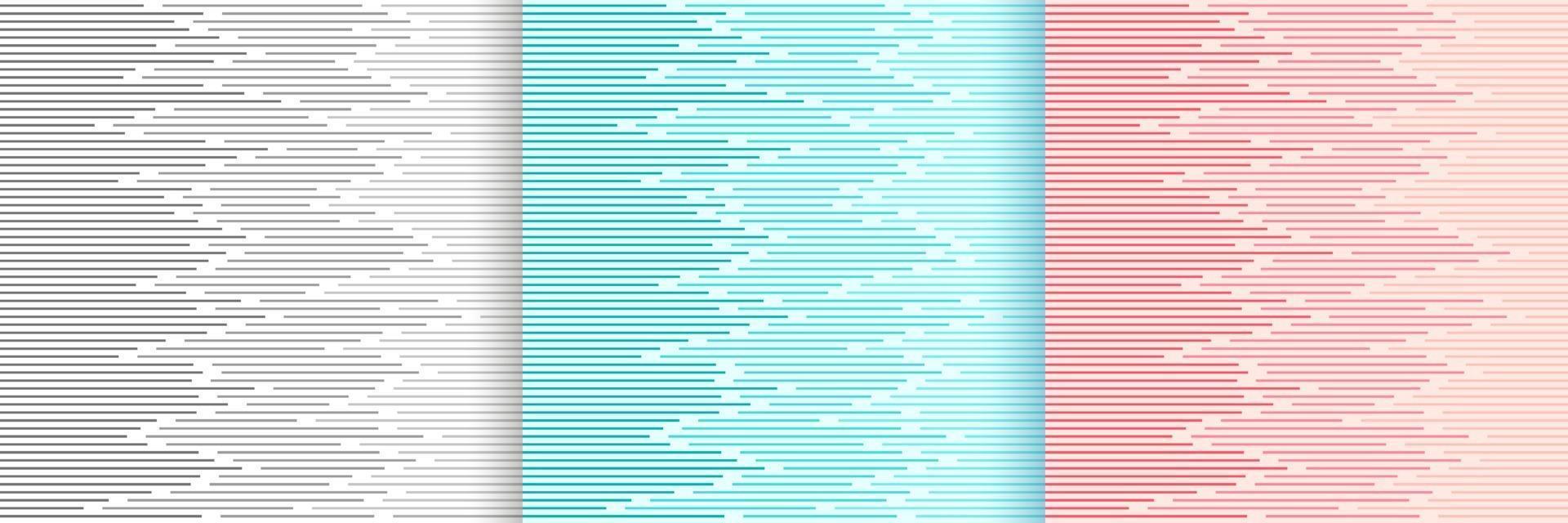 Set of abstract data connection speed lines technology. Modern futuristic gray, blue and red color collection design. Vector illustration