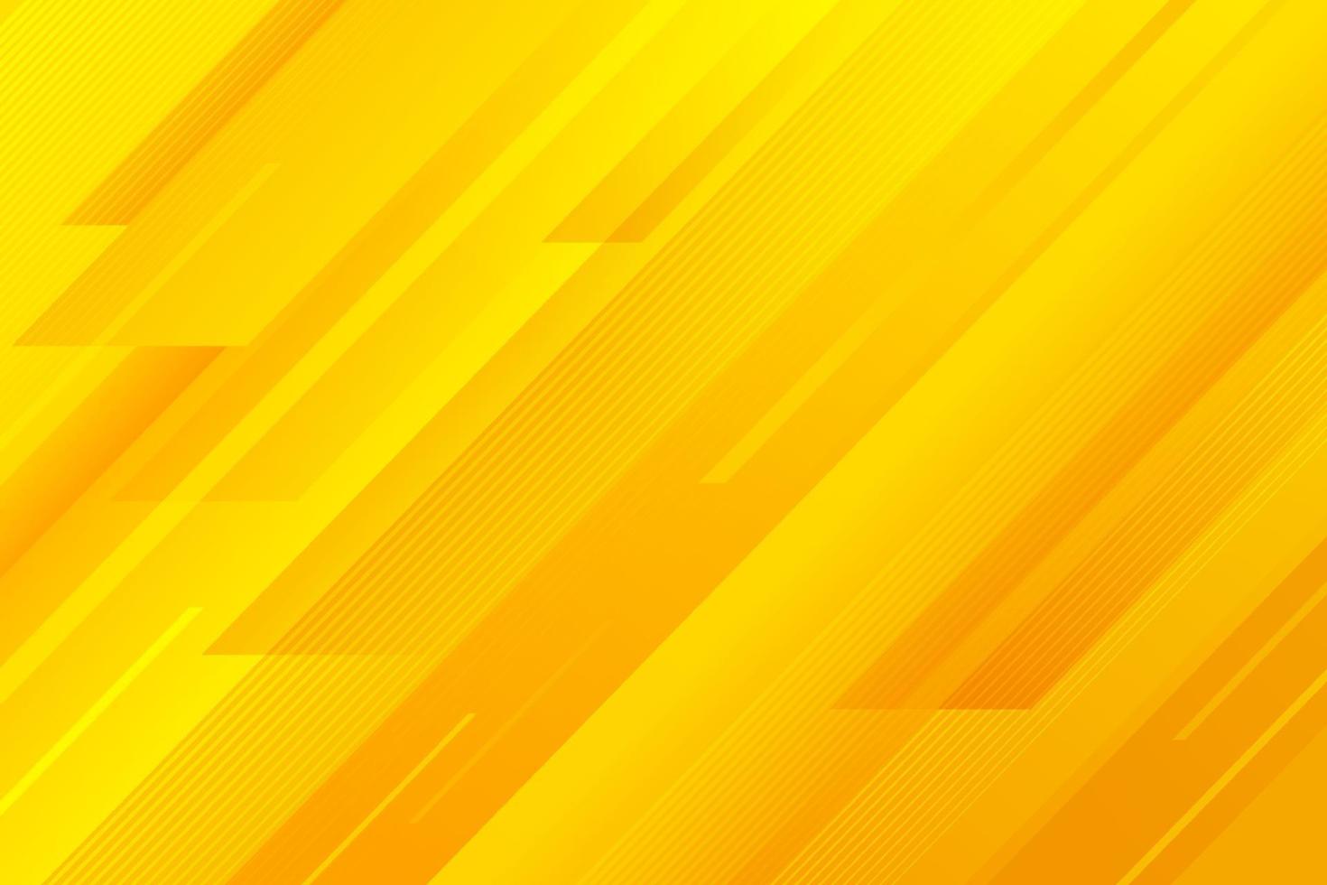 Abstract modern yellow-orange striped diagonal lines on gradient background. Modern trendy color banner design. Vector illustration