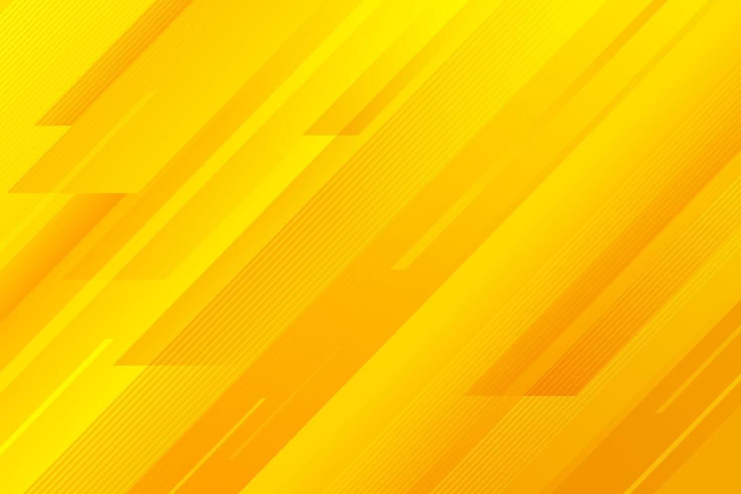 líneas diagonales de rayas amarillo-naranja modernas abstractas sobre fondo degradado. diseño de banner de color de moda moderno. ilustración vectorial vector