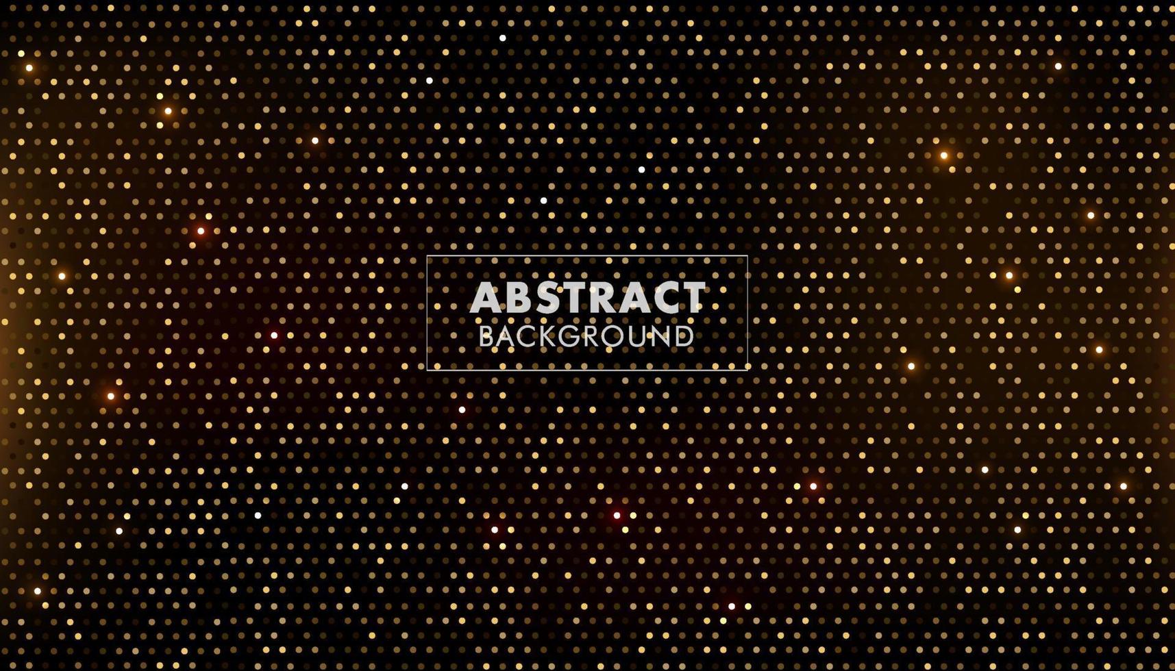 Luxury gold glitter halftone dotted background. Abstract circular retro pattern. Pop art style backdrop. Golden explosion of confetti. Digitally generated image. Vector Illustration