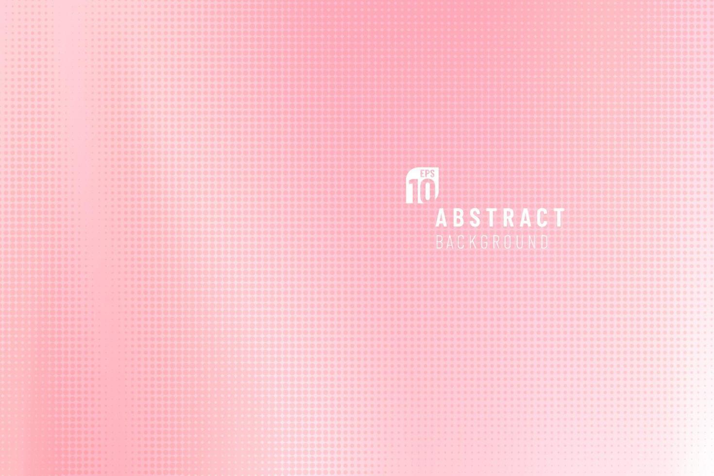 Abstract soft pink gradient with halftone texture background. Simple light rose gold template. Blur background. You can use for cover template, poster, banner web, flyer, Print ad. Vector illustration