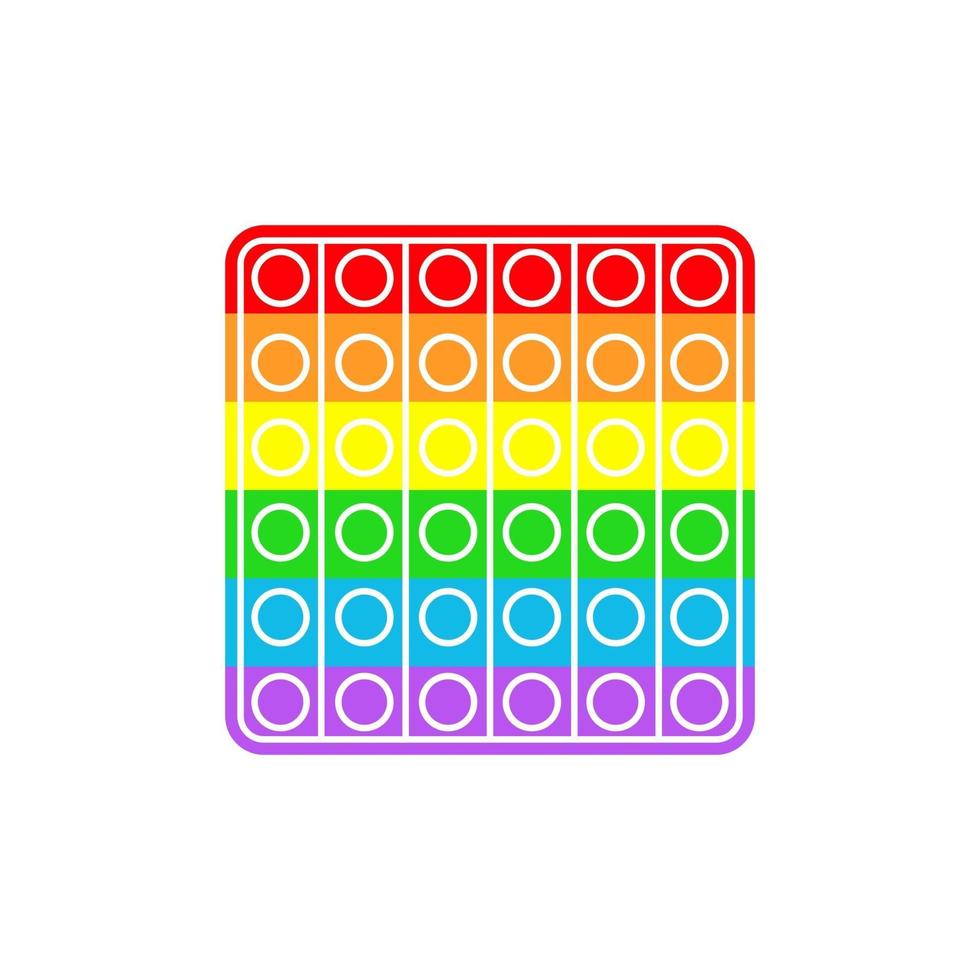 pop it antistress toy vector