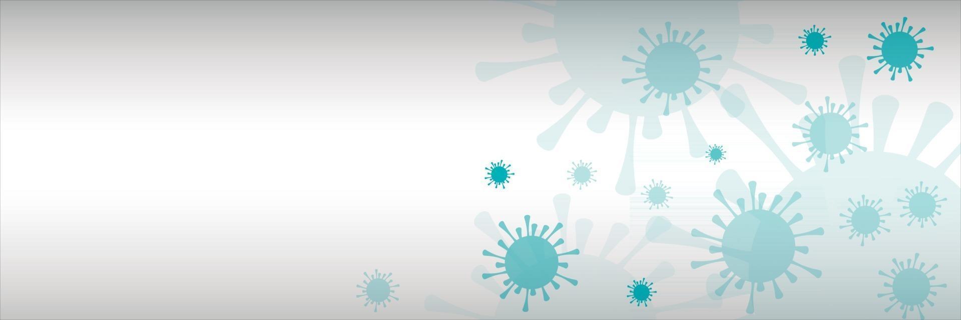 fondo abstracto de coronavirus vector