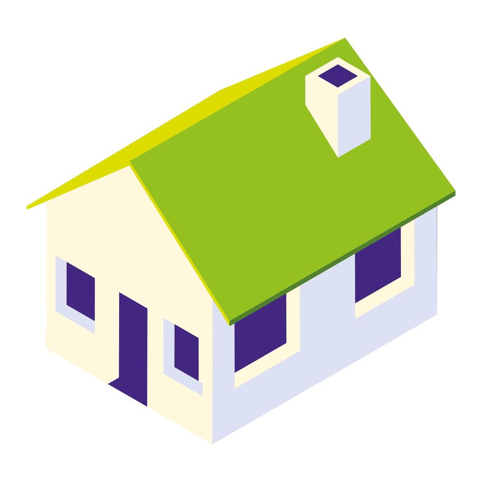 house residential isometric vector