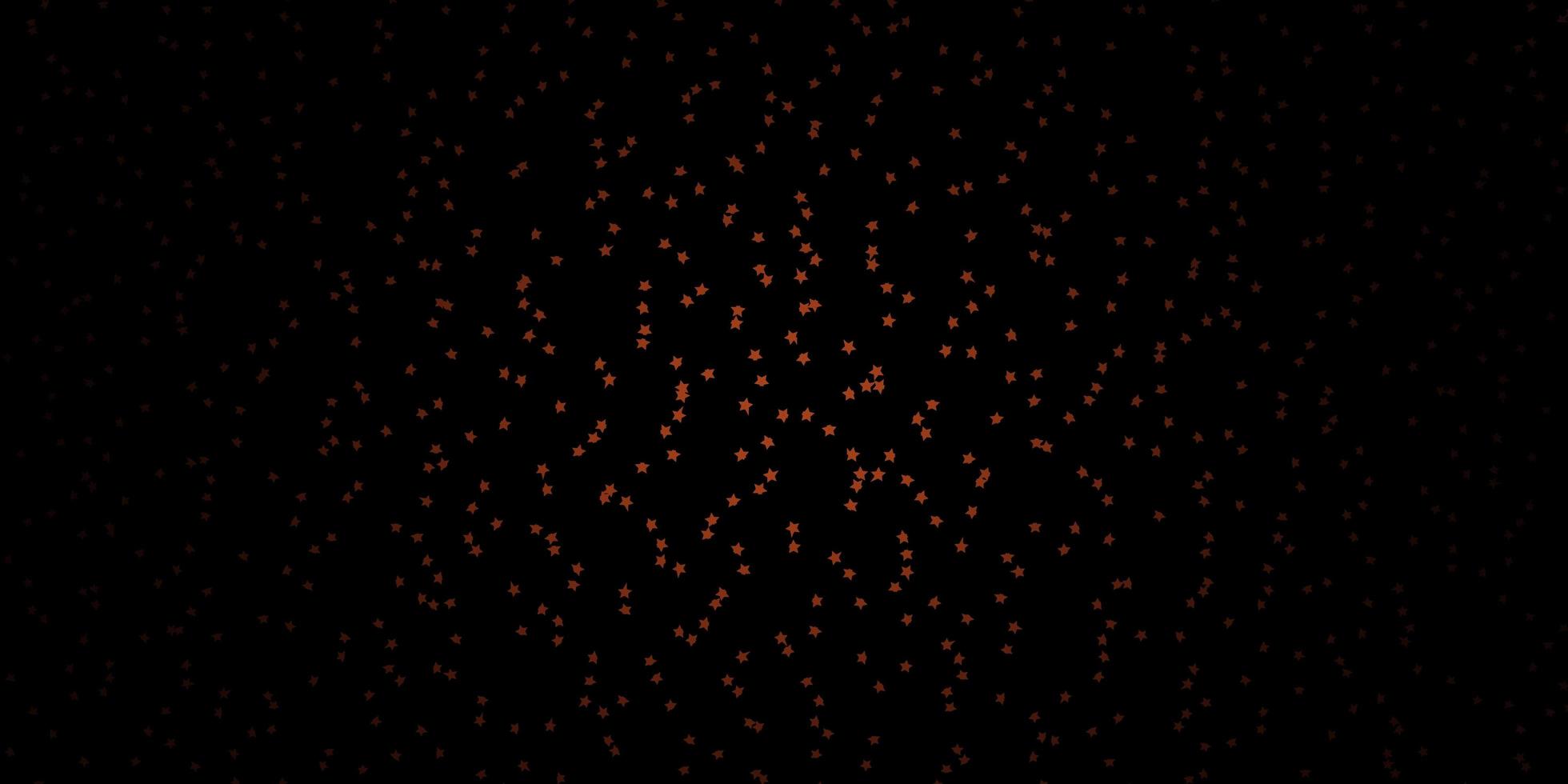 Fondo de vector marrón oscuro con estrellas de colores Ilustración abstracta geométrica moderna con estrellas mejor diseño para su banner de cartel publicitario