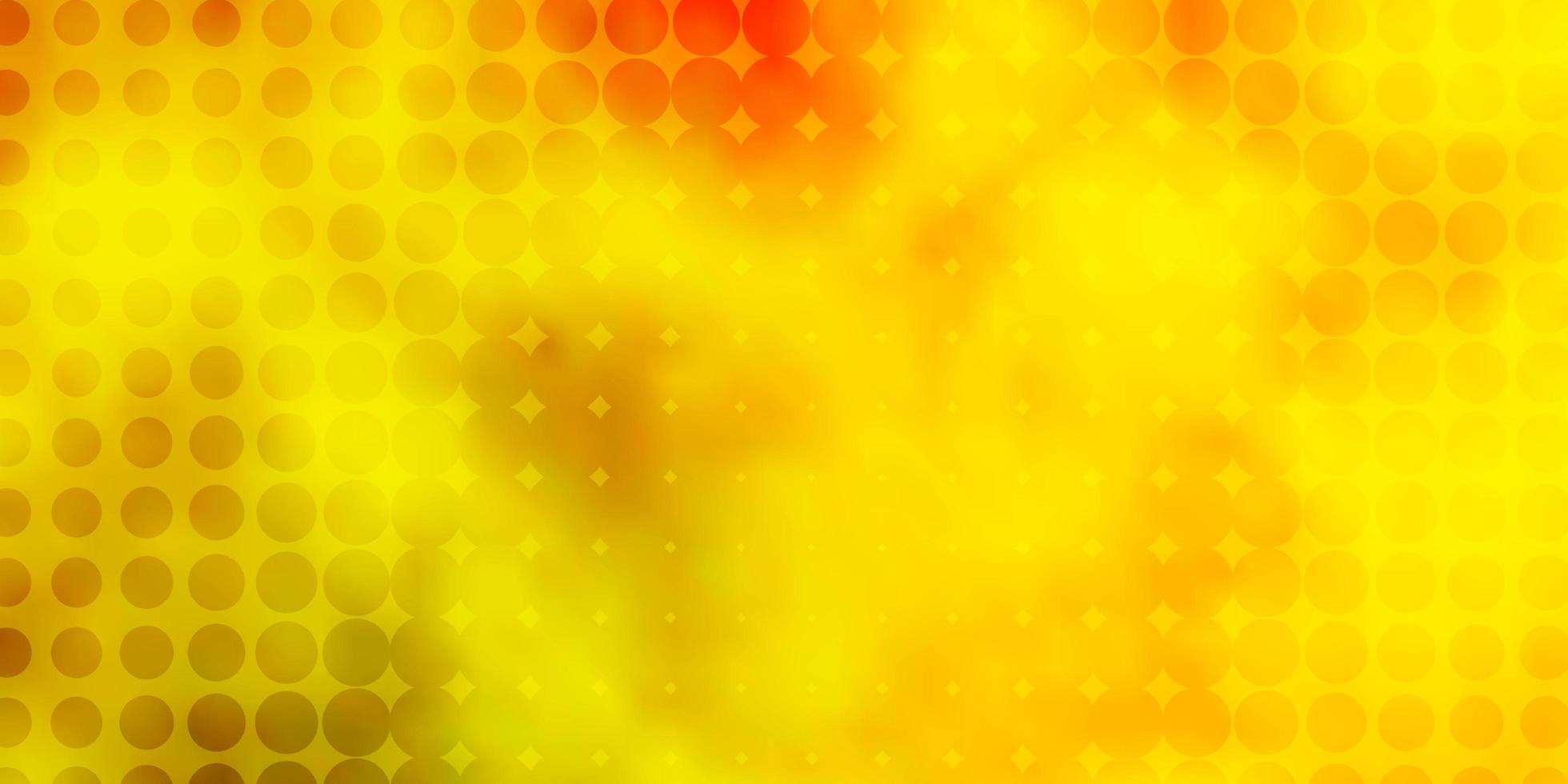 Fondo de vector amarillo verde claro con círculos discos de colores abstractos sobre fondo degradado simple nueva plantilla para su libro de marca