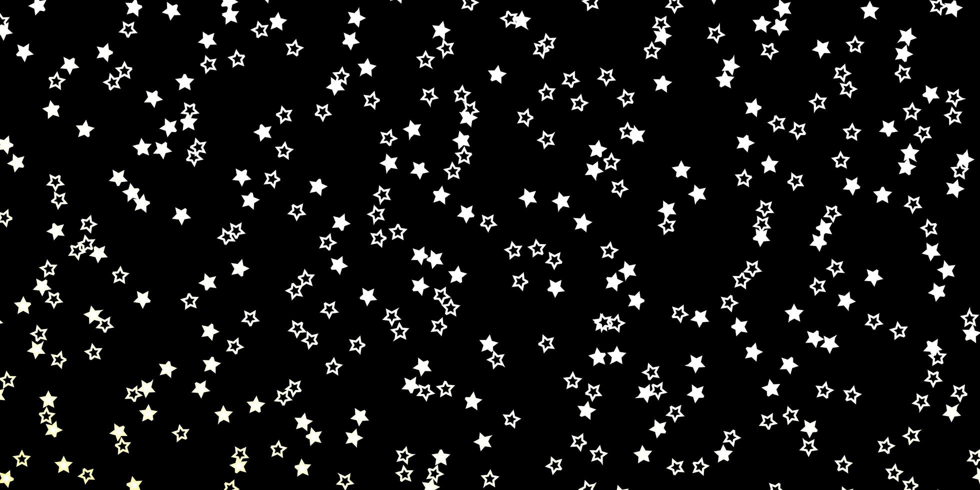 textura de vector amarillo verde oscuro con hermosas estrellas brillantes ilustración colorida con tema de estrellas pequeñas y grandes para teléfonos celulares