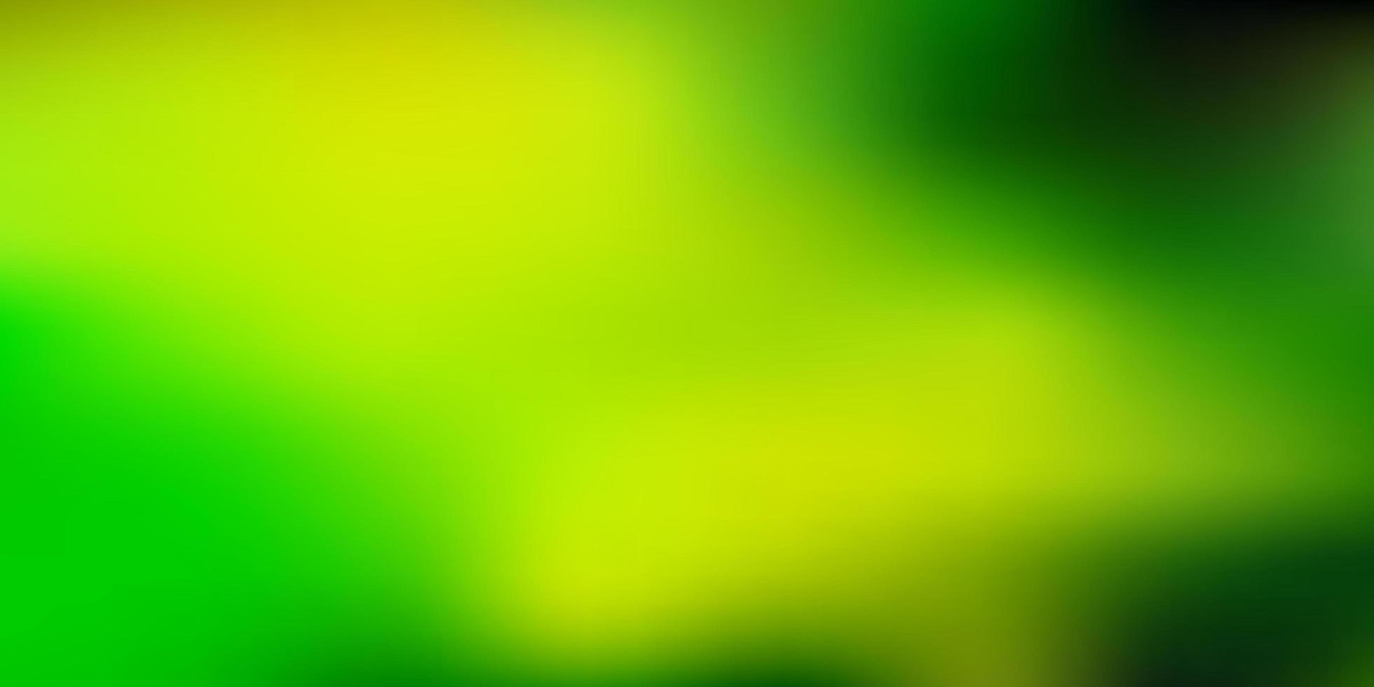 Light green yellow vector blur background