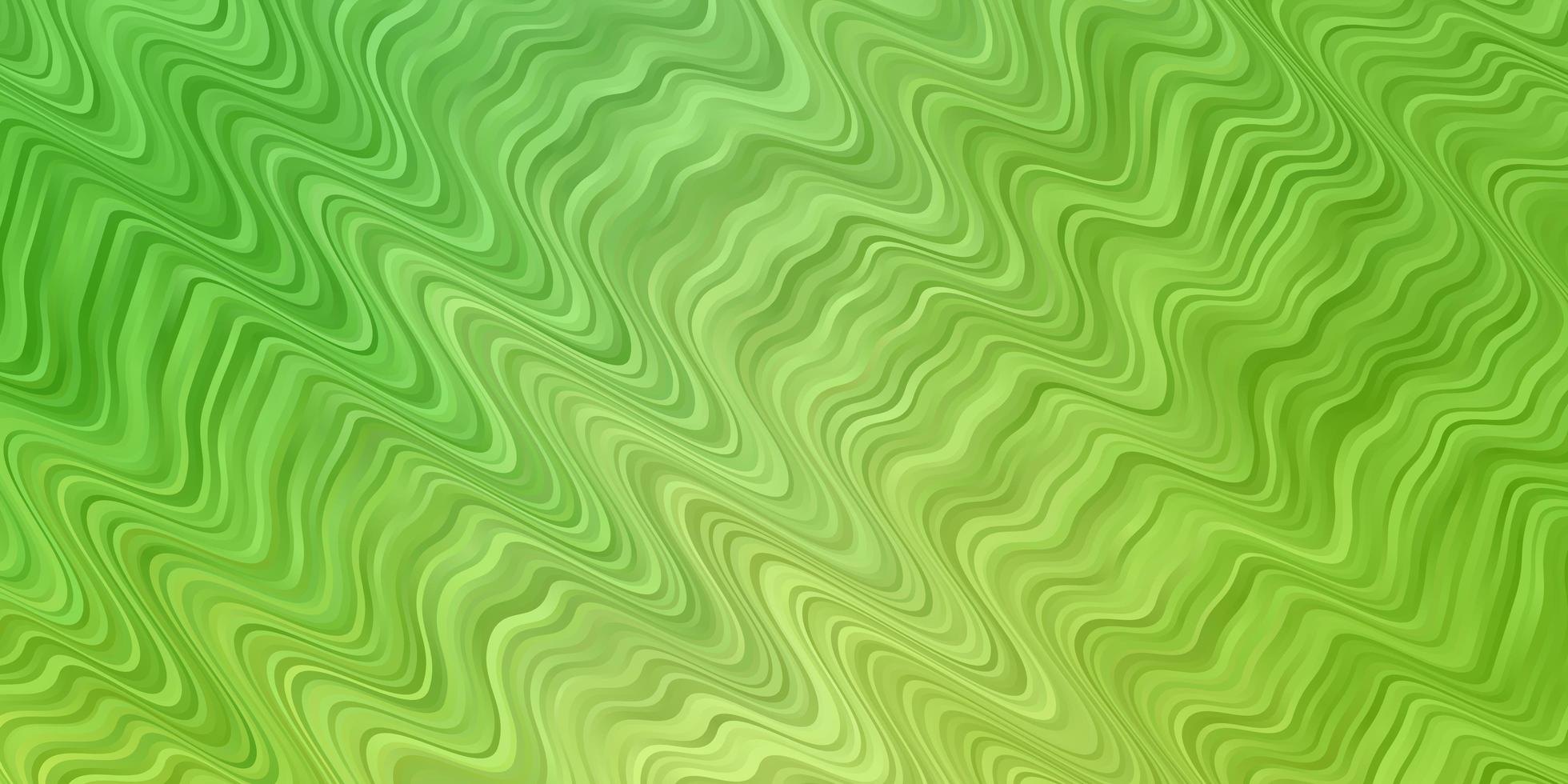 Dark Green Yellow vector texture with curves Abstract illustration with bandy gradient lines Pattern for busines booklets leaflets