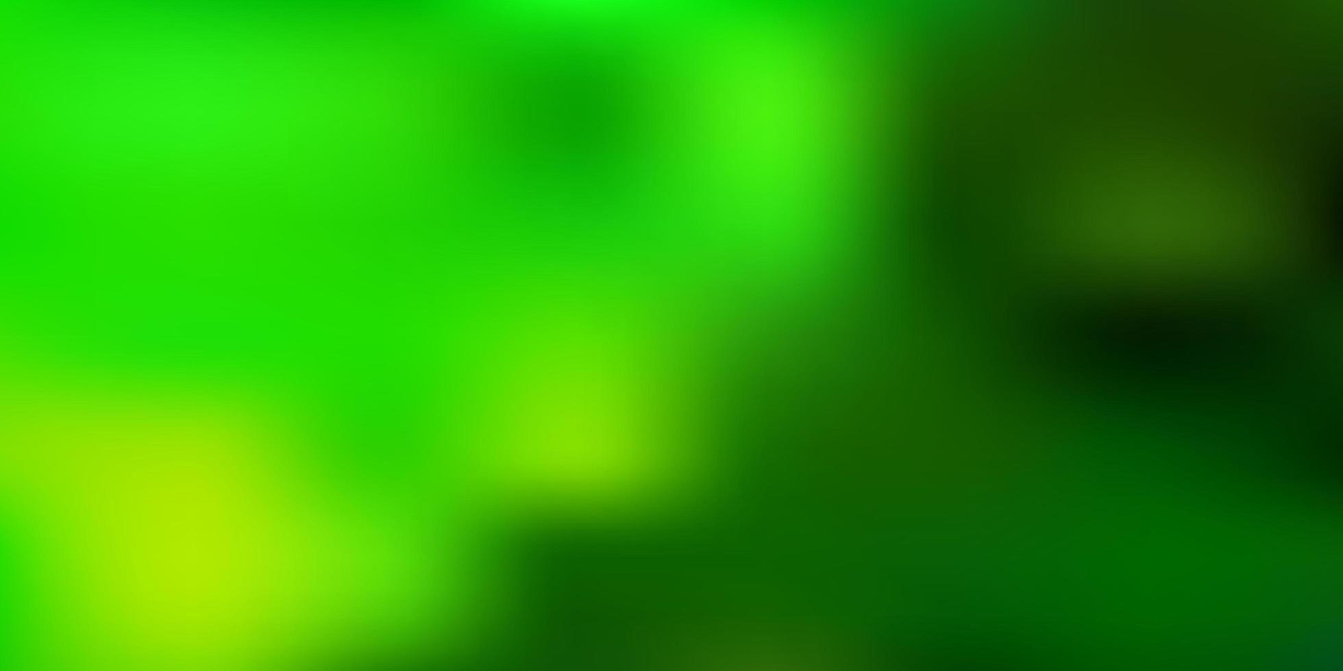 diseño de desenfoque abstracto de vector amarillo verde claro