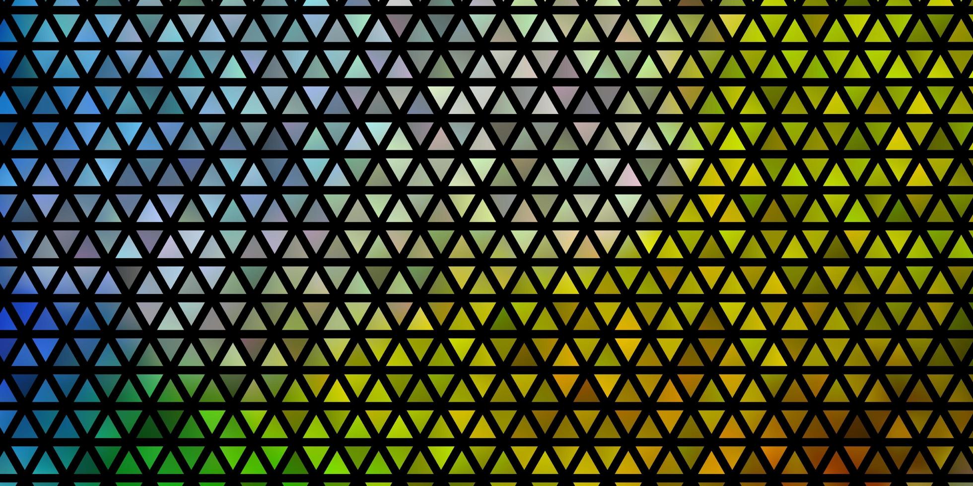 Light Multicolor vector backdrop with lines triangles