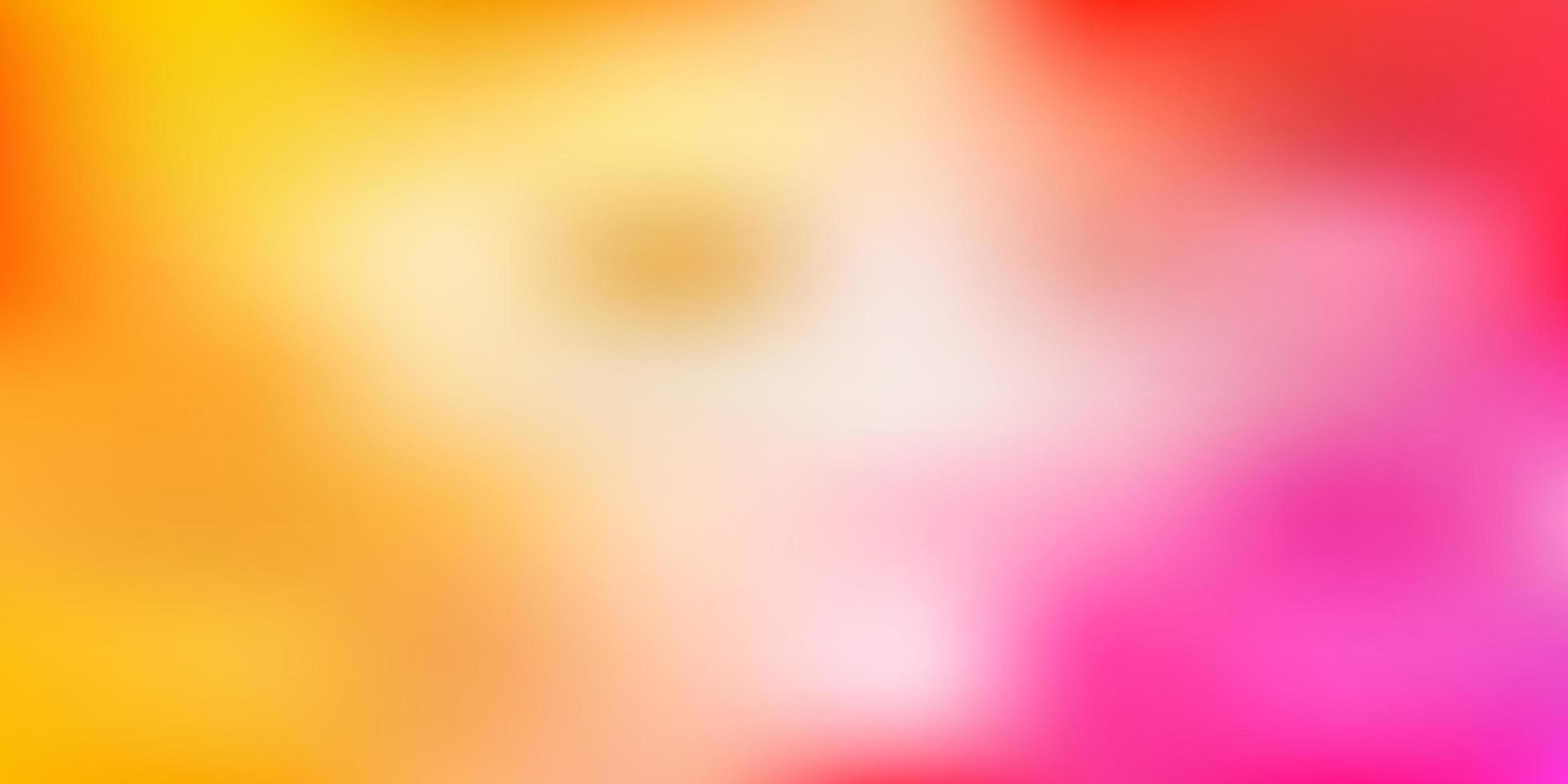 Light orange vector abstract blur background