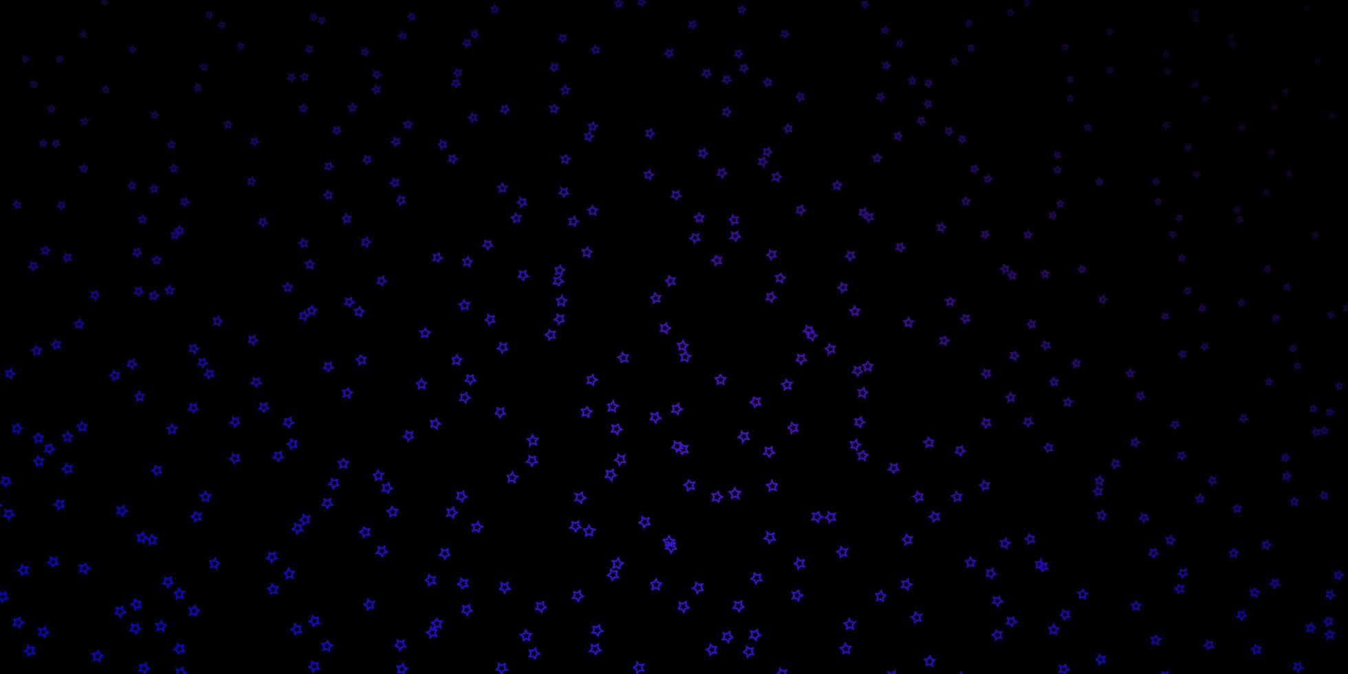 textura de vector azul rosa oscuro con hermosas estrellas ilustración decorativa con estrellas en patrón de plantilla abstracta para páginas de destino de sitios web