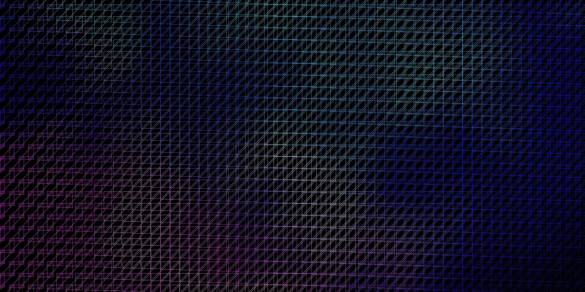 Dark Pink Blue vector backdrop with lines Colorful gradient illustration with abstract flat lines Pattern for booklets leaflets