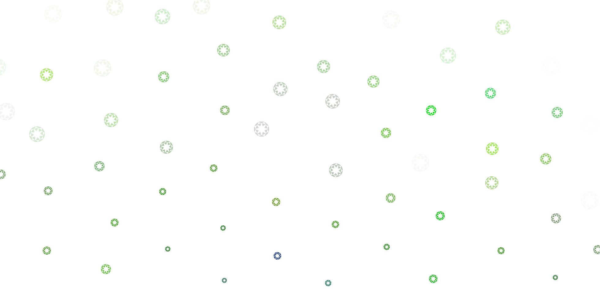 Fondo de vector verde claro con puntos