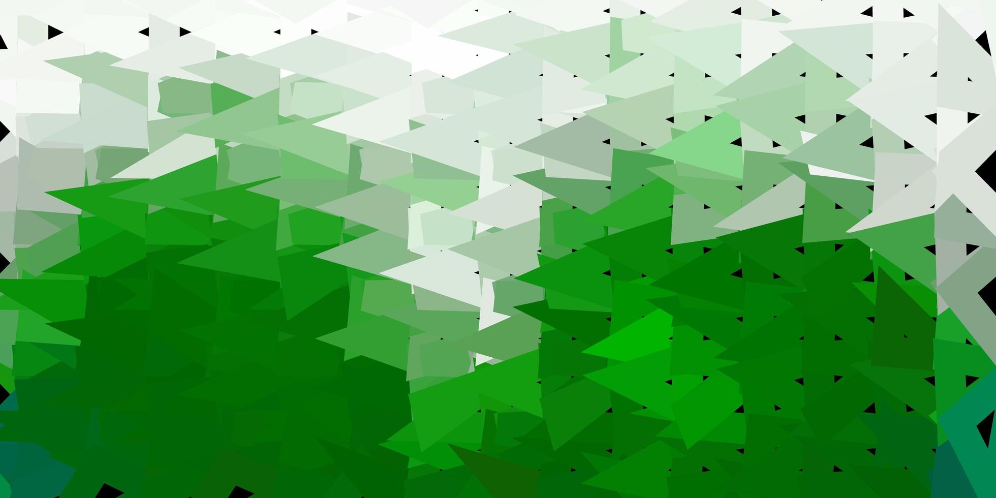 telón de fondo poligonal vector verde oscuro