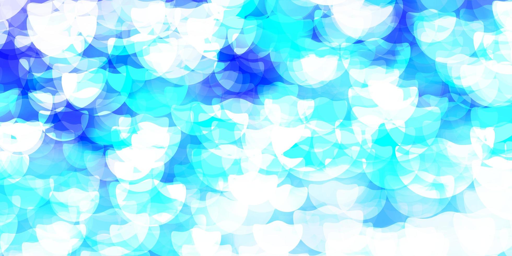 Light BLUE vector pattern with spheres