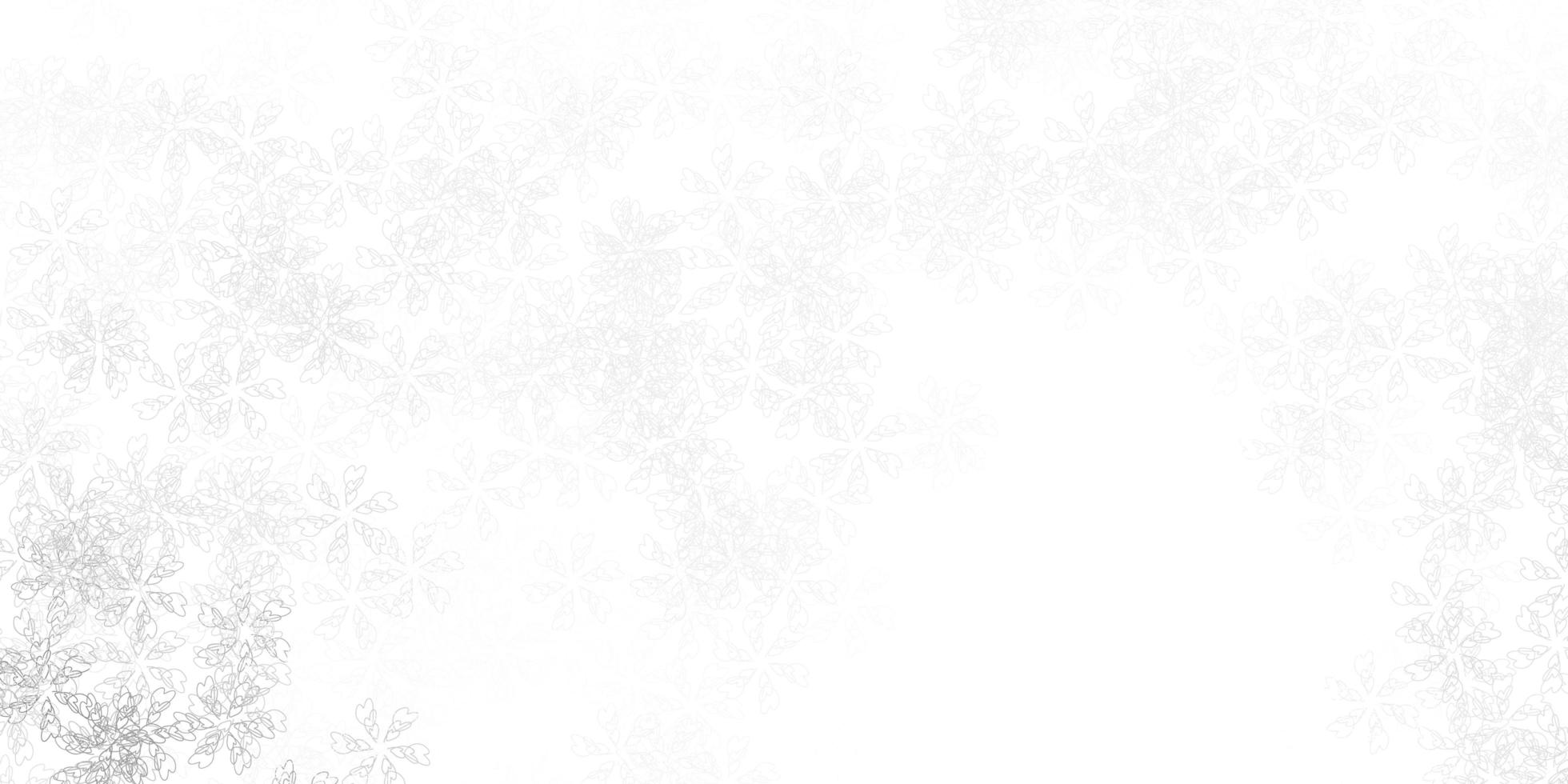 Light gray vector abstract layout with leaves