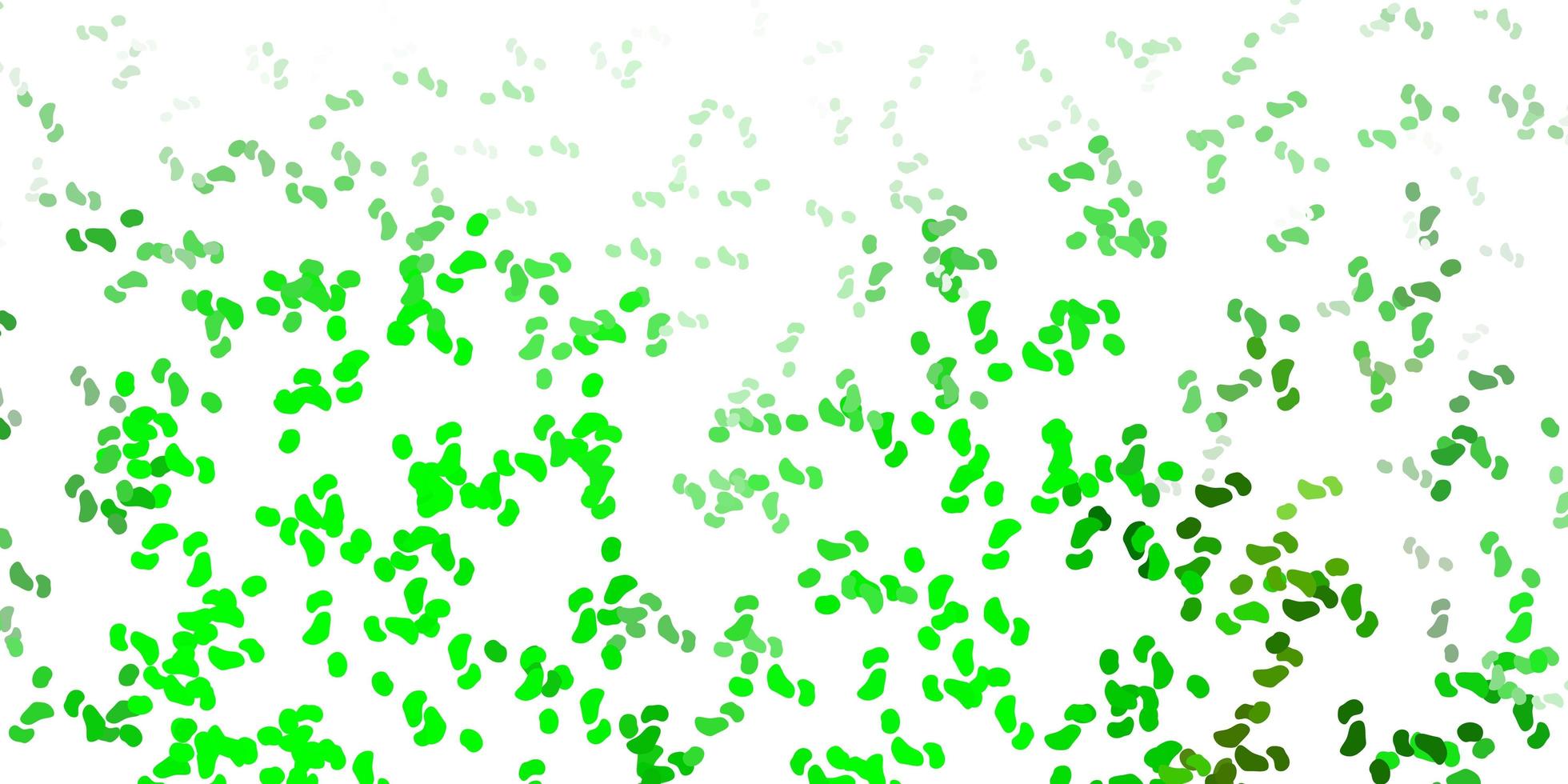 Light green yellow vector template with abstract forms