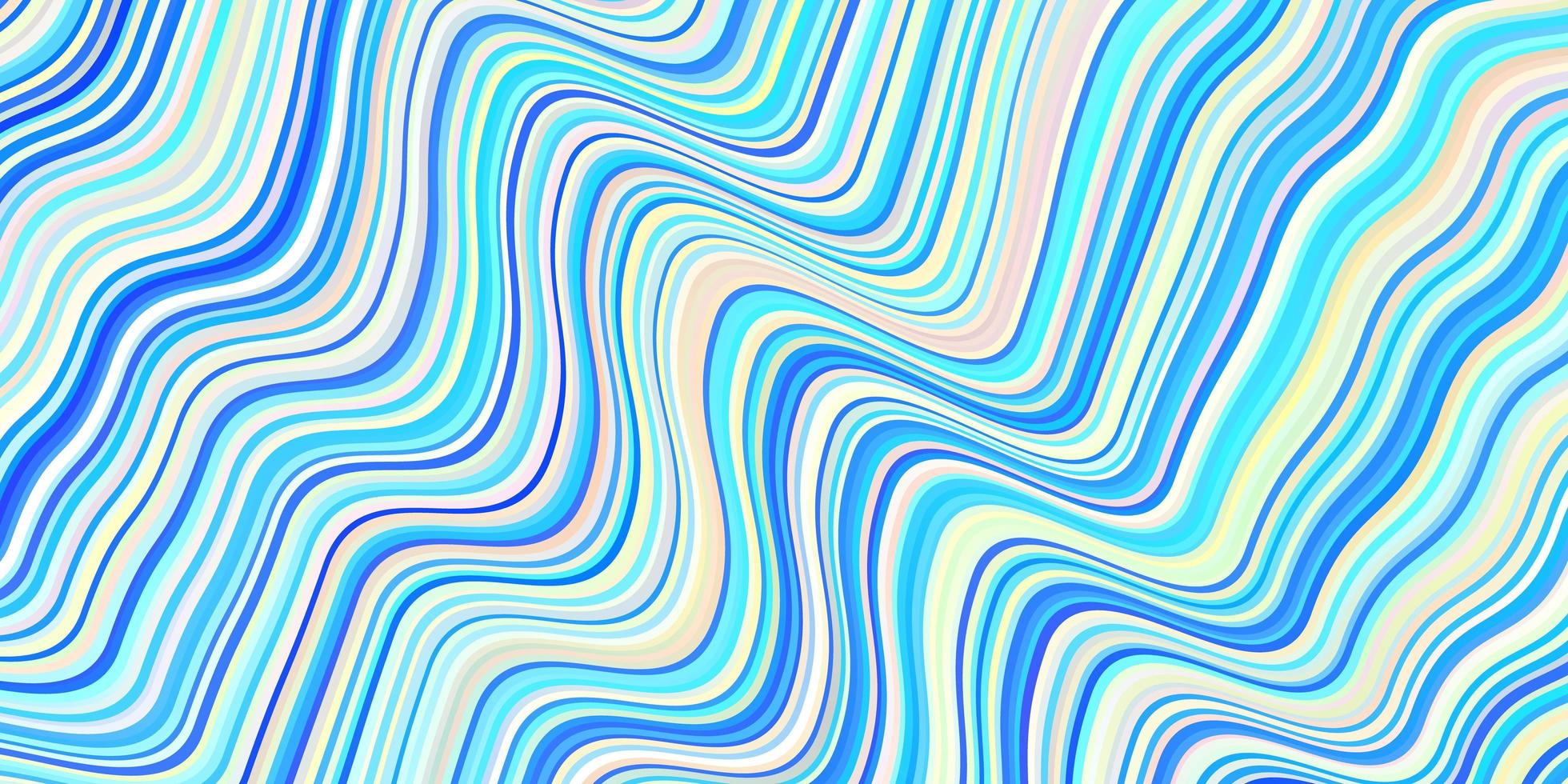 Light BLUE vector backdrop with bent lines