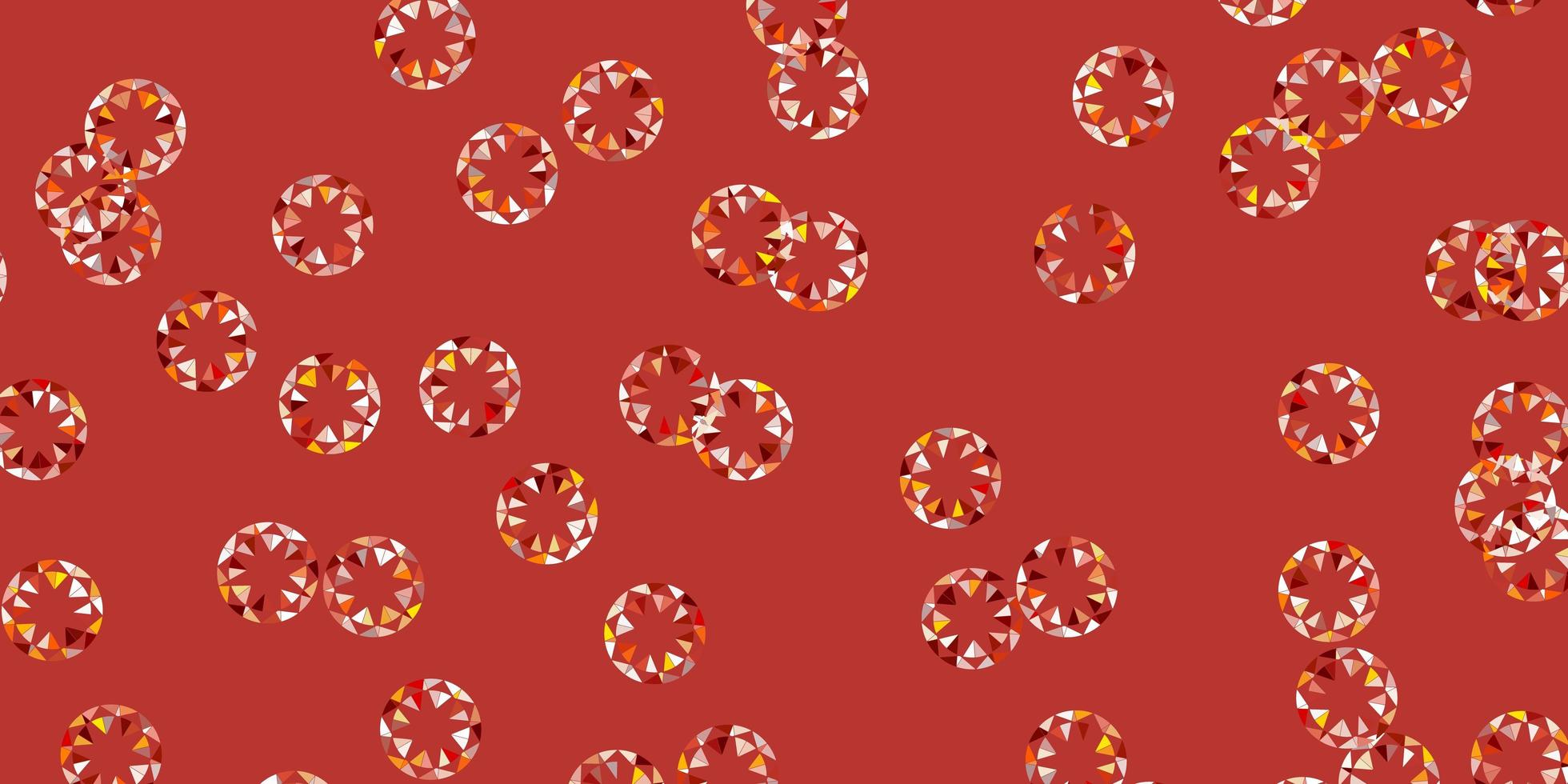 Light orange vector background with bubbles