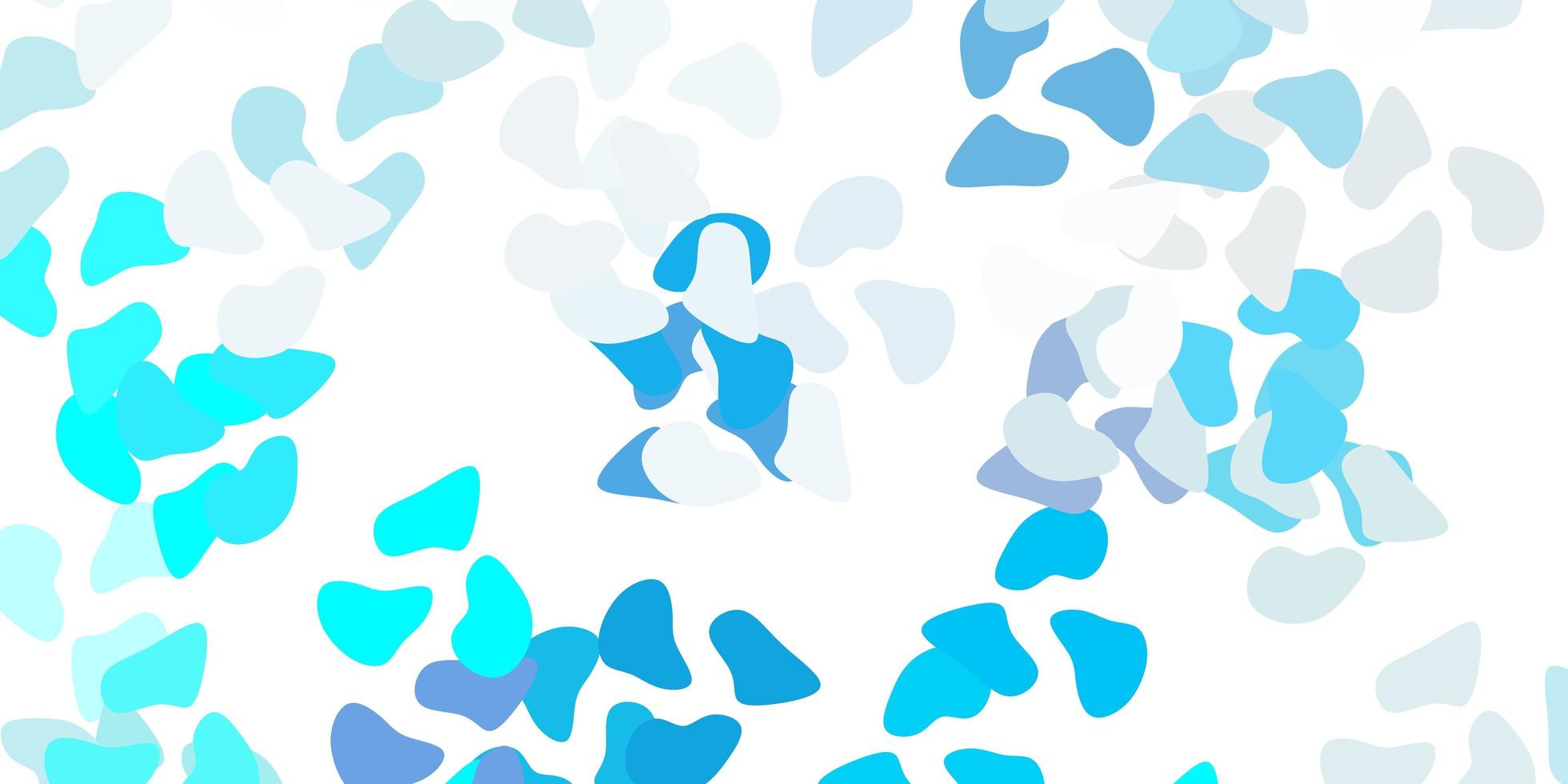 Light blue vector background with random forms