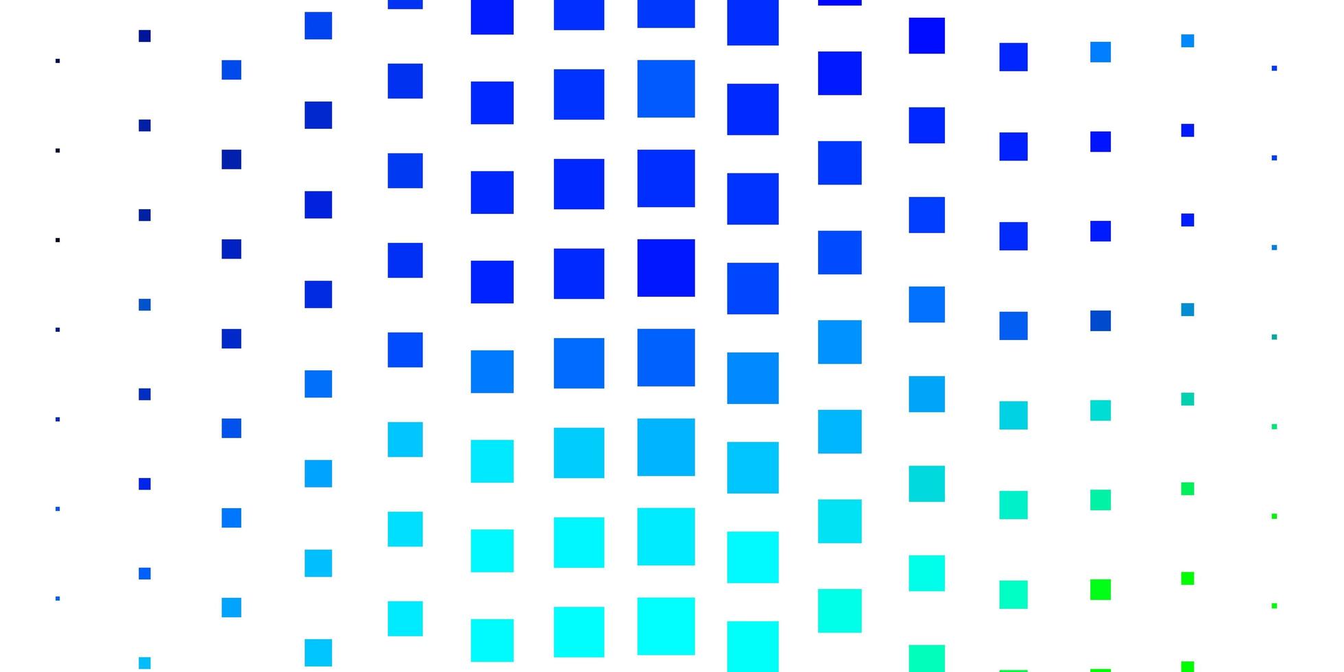 Light Blue Green vector backdrop with rectangles New abstract illustration with rectangular shapes Design for your business promotion