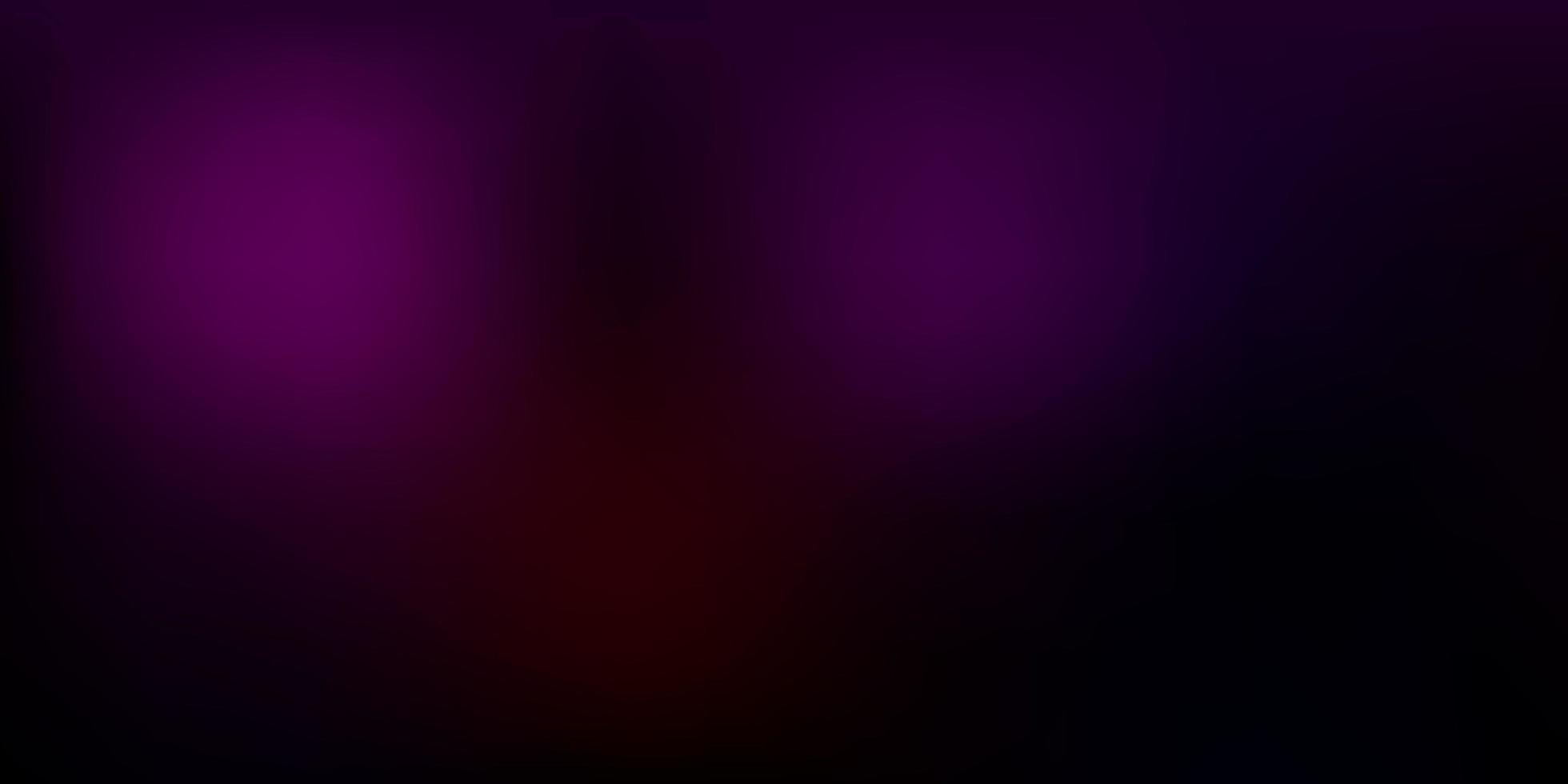 Dark Pink Red vector blurred background