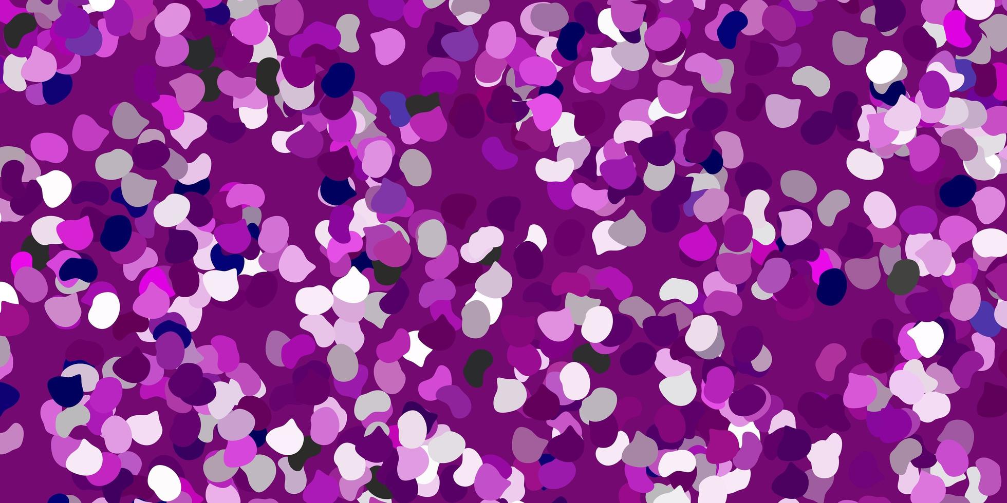 Light purple vector background with random forms