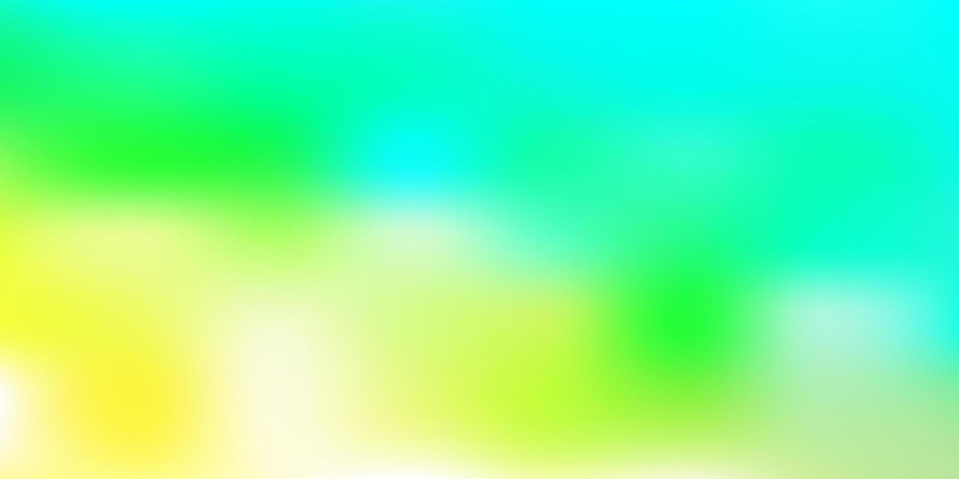 patrón de desenfoque abstracto de vector verde azul claro