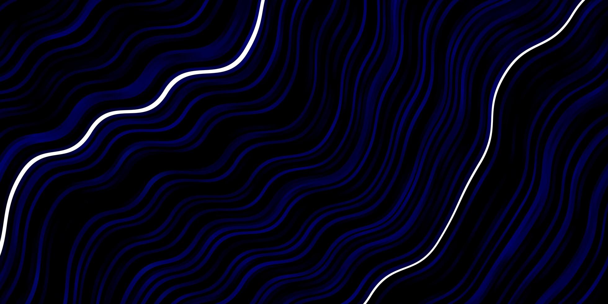 Dark BLUE vector pattern with lines Colorful illustration in abstract style with bent lines Pattern for websites landing pages