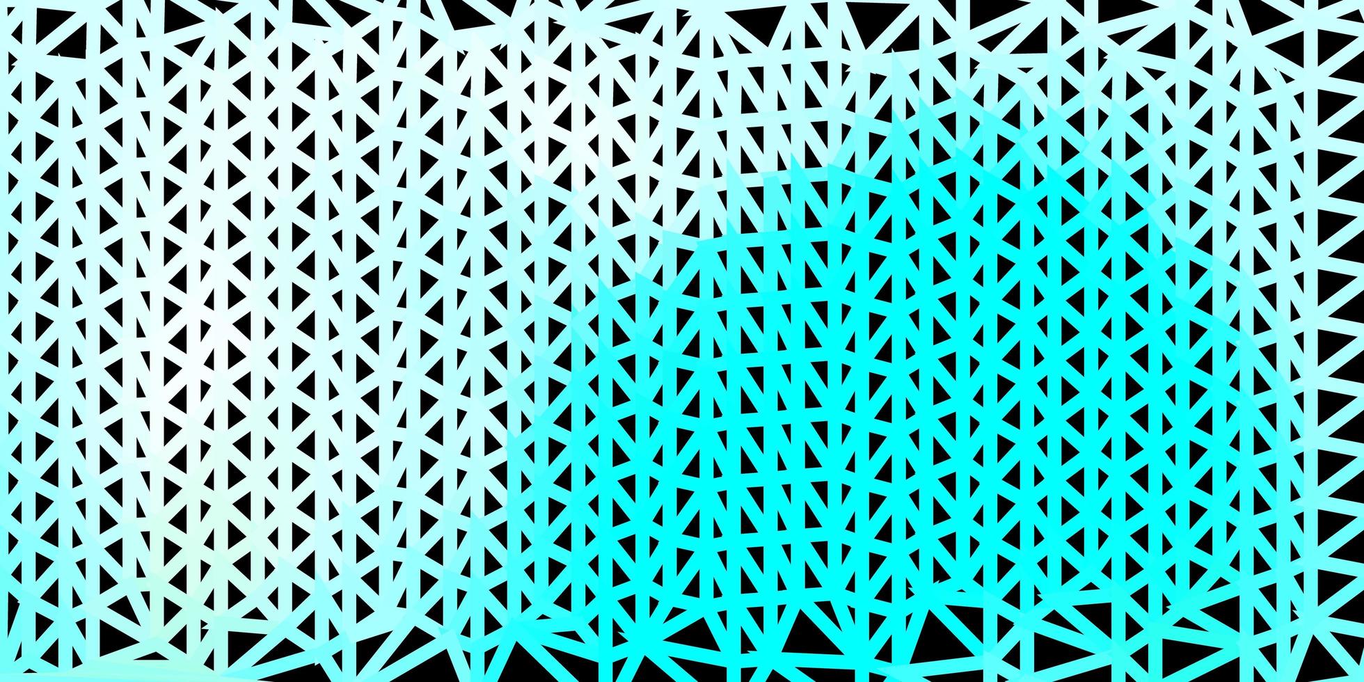 telón de fondo poligonal de vector verde azul claro