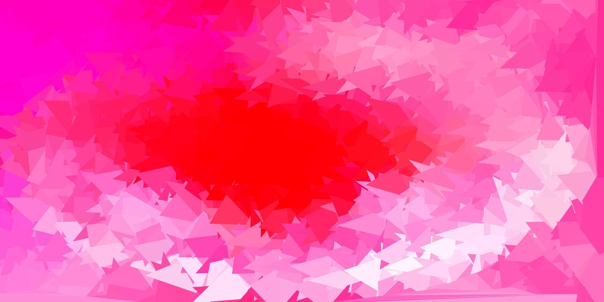 Light red vector polygonal backdrop