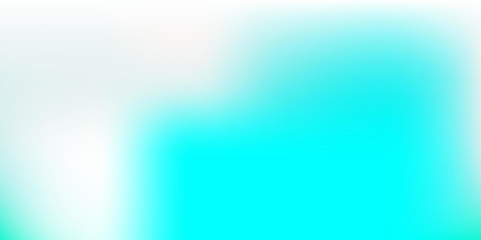 patrón de desenfoque de vector verde azul claro