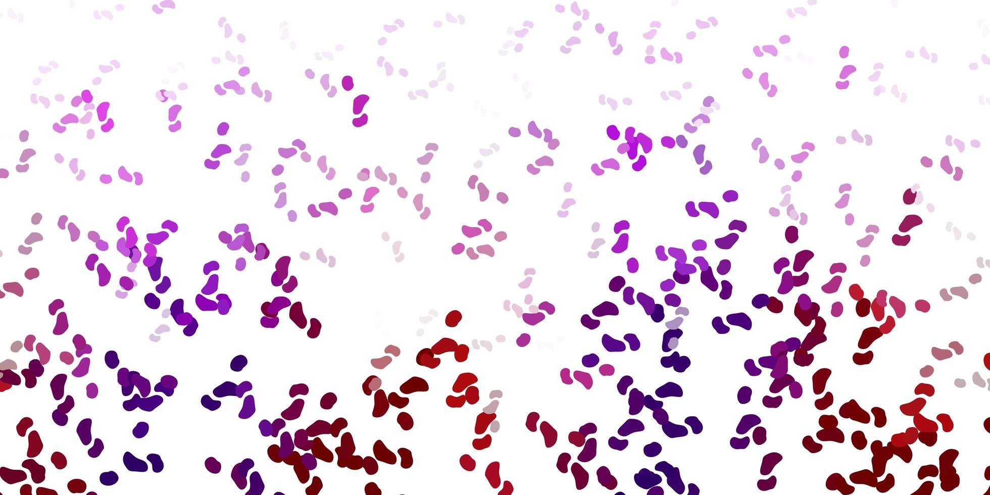 Light blue red vector texture with memphis shapes