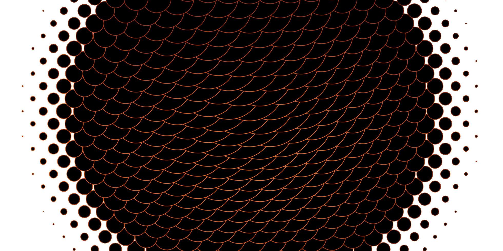 Light Orange vector pattern with spheres Modern abstract illustration with colorful circle shapes Pattern for business ads